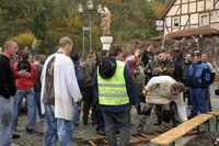 Rasieren auf dem Anger