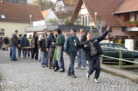 Rasieren auf dem Anger