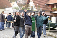 Rasieren auf dem Anger