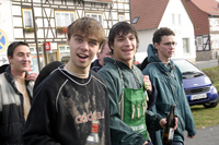 Rasieren auf dem Anger