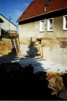 Unterfangung aus Beton