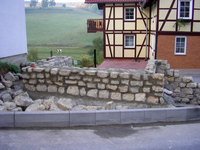 Natursteinmauer