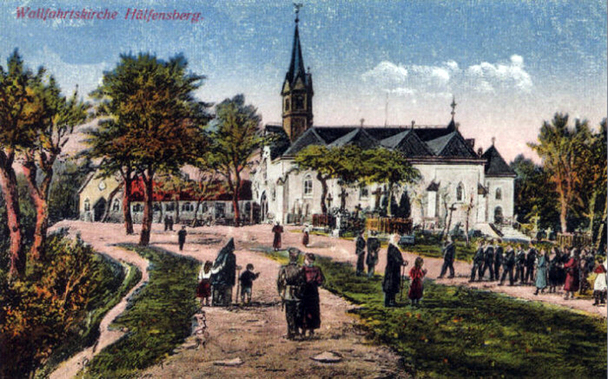 Wallfahrtsszene auf dem Hülfensberg