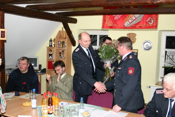 Gratulation zum 25-jährigen Wehrführeramt