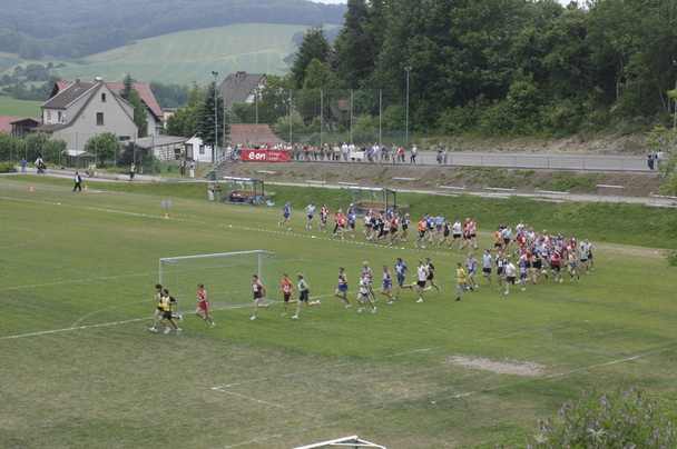 Start des großen Kanonenbahnlaufs