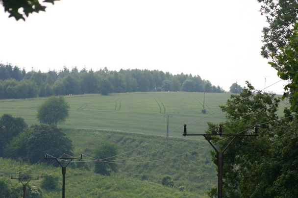 Blick zum Grenzstreifen