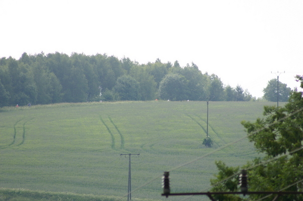 Blick zum Grenzstreifen
