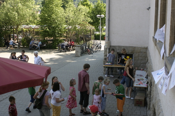Am Wurfstand herrschte großer Andrang
