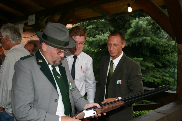 Hubert Hahn an der Winchester