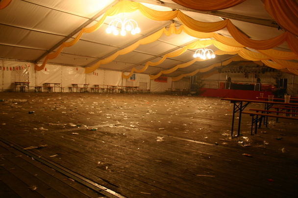 2006-10-21 - Samstag - Holen u. Aufstellen der Kirmestanne