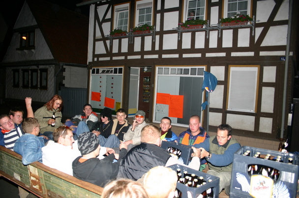 2006-10-21 - Samstag - Holen u. Aufstellen der Kirmestanne