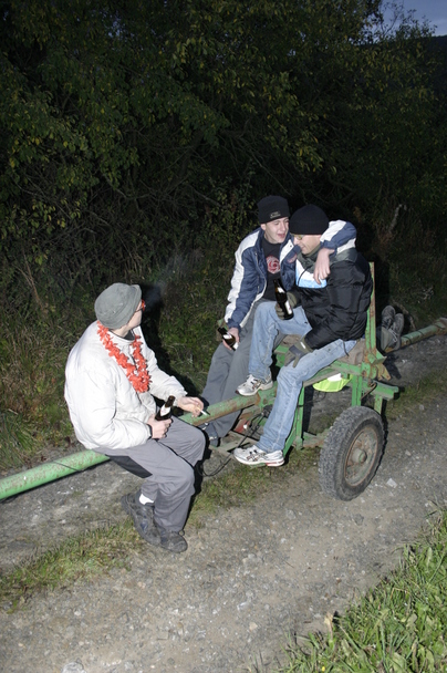 2006-10-21 - Samstag - Holen u. Aufstellen der Kirmestanne
