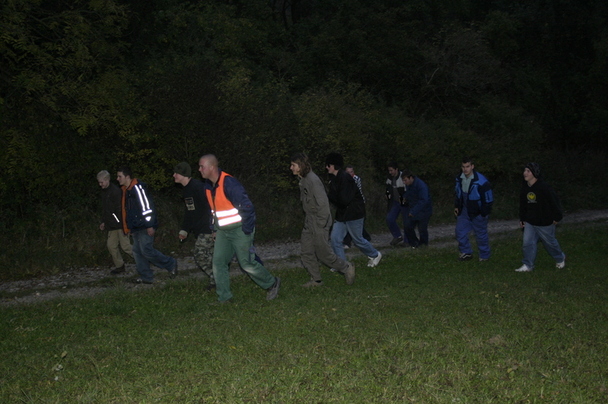 2006-10-21 - Samstag - Holen u. Aufstellen der Kirmestanne