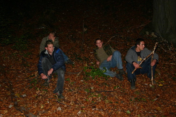 2006-10-21 - Samstag - Holen u. Aufstellen der Kirmestanne