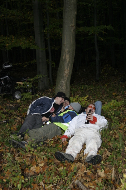 2006-10-21 - Samstag - Holen u. Aufstellen der Kirmestanne
