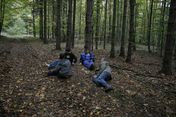 2006-10-21 - Samstag - Holen u. Aufstellen der Kirmestanne