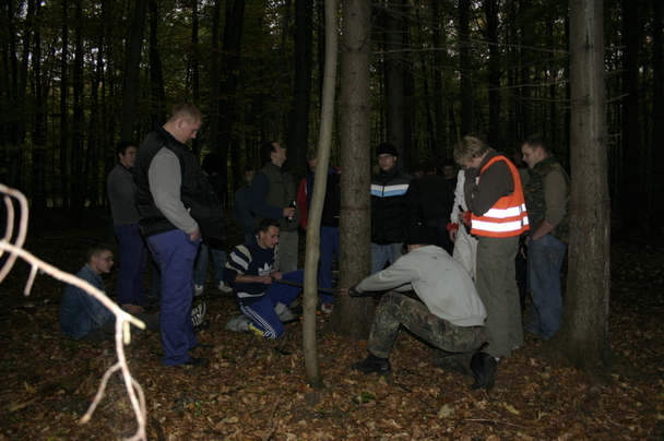 2006-10-21 - Samstag - Holen u. Aufstellen der Kirmestanne