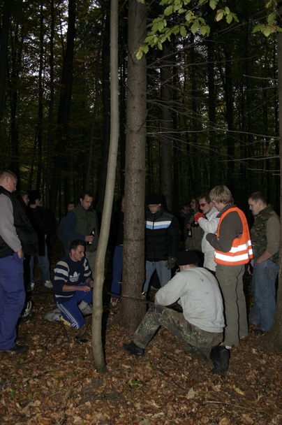 2006-10-21 - Samstag - Holen u. Aufstellen der Kirmestanne