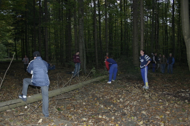 2006-10-21 - Samstag - Holen u. Aufstellen der Kirmestanne