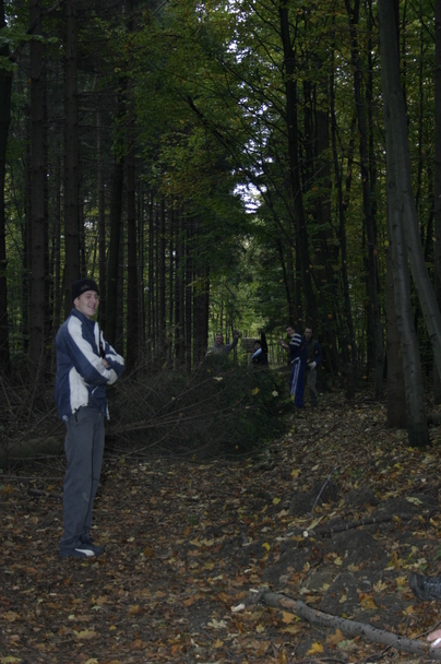 2006-10-21 - Samstag - Holen u. Aufstellen der Kirmestanne