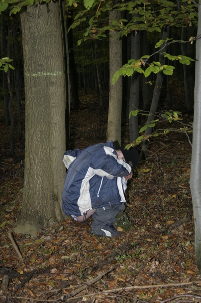2006-10-21 - Samstag - Holen u. Aufstellen der Kirmestanne