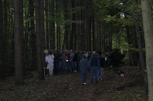 2006-10-21 - Samstag - Holen u. Aufstellen der Kirmestanne