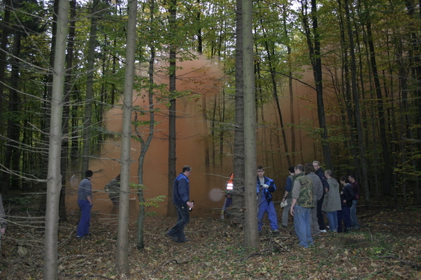 2006-10-21 - Samstag - Holen u. Aufstellen der Kirmestanne
