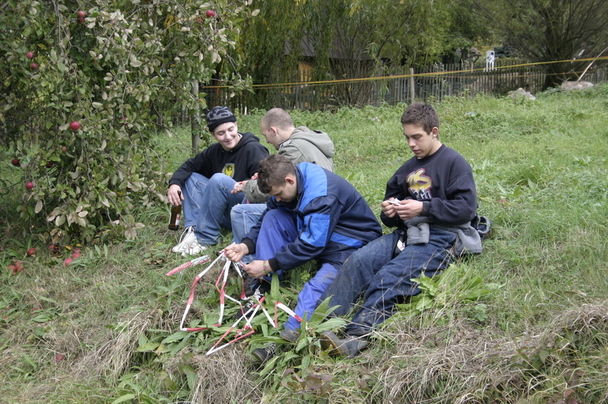 2006-10-21 - Samstag - Holen u. Aufstellen der Kirmestanne