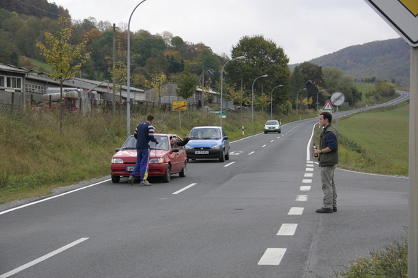 2006-10-21 - Samstag - Holen u. Aufstellen der Kirmestanne