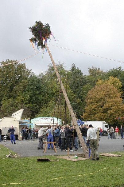 2006-10-21 - Samstag - Holen u. Aufstellen der Kirmestanne