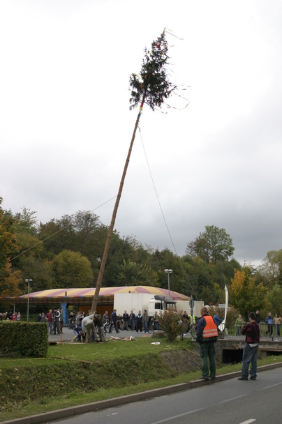 2006-10-21 - Samstag - Holen u. Aufstellen der Kirmestanne