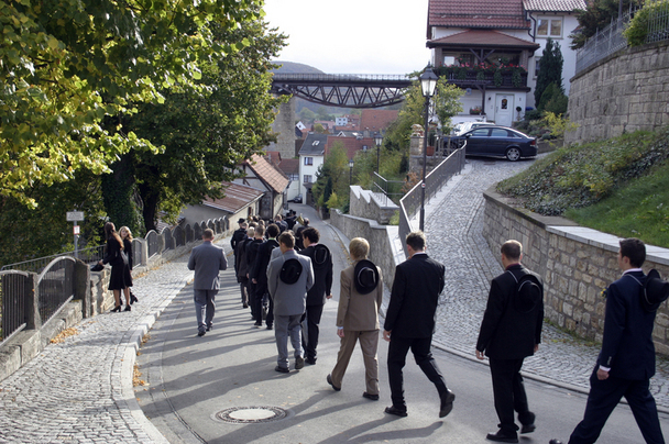 2006-10-22 - Sonntag - Aufspielen mit Pfarrer und Bürgermeister