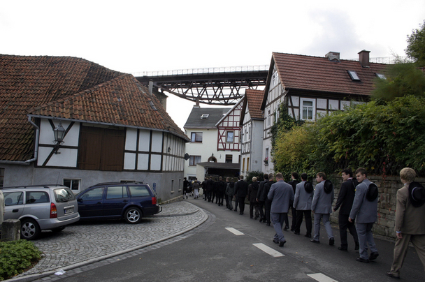 2006-10-22 - Sonntag - Aufspielen mit Pfarrer und Bürgermeister