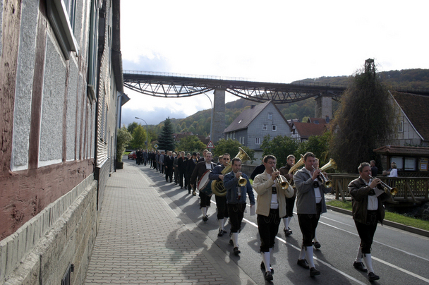 2006-10-22 - Sonntag - Aufspielen mit Pfarrer und Bürgermeister