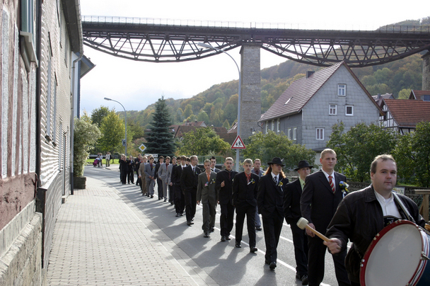2006-10-22 - Sonntag - Aufspielen mit Pfarrer und Bürgermeister