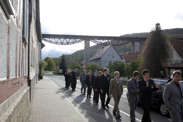 2006-10-22 - Sonntag - Aufspielen mit Pfarrer und Bürgermeister