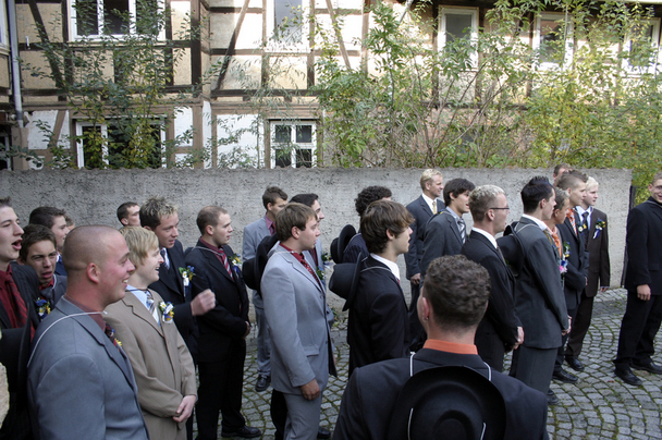 2006-10-22 - Sonntag - Aufspielen mit Pfarrer und Bürgermeister