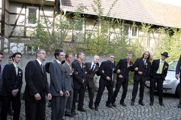 2006-10-22 - Sonntag - Aufspielen mit Pfarrer und Bürgermeister