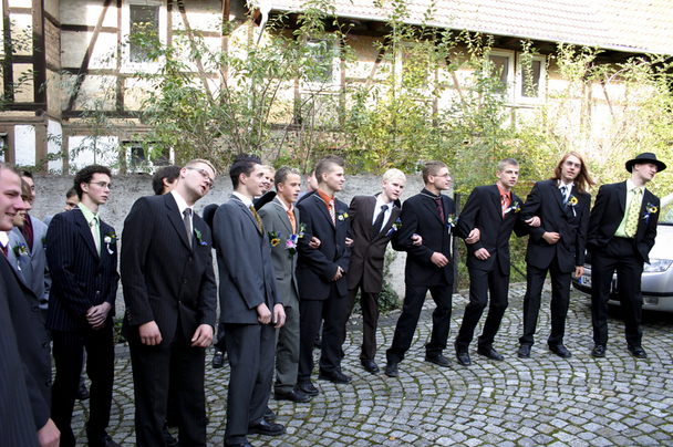 2006-10-22 - Sonntag - Aufspielen mit Pfarrer und Bürgermeister