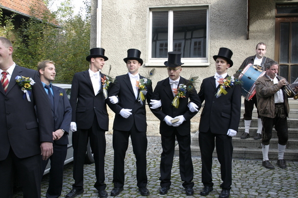 2006-10-22 - Sonntag - Aufspielen mit Pfarrer und Bürgermeister