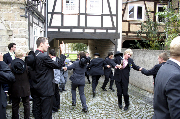 2006-10-22 - Sonntag - Aufspielen mit Pfarrer und Bürgermeister