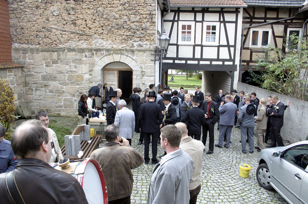 2006-10-22 - Sonntag - Aufspielen mit Pfarrer und Bürgermeister