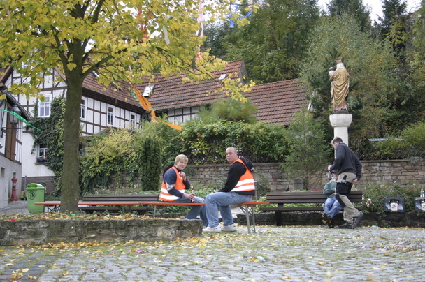2006-10-23 - Montag - Rasieren auf dem Anger