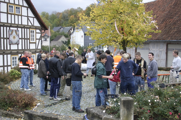 2006-10-23 - Montag - Rasieren auf dem Anger