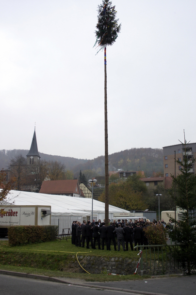 Einblasen der Kirmes