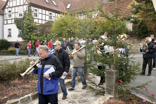 Rasieren auf dem Anger