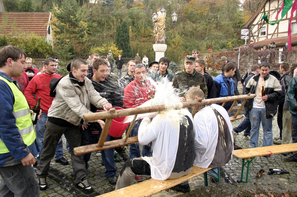Rasieren auf dem Anger