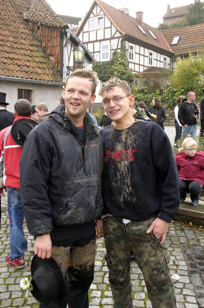 Rasieren auf dem Anger