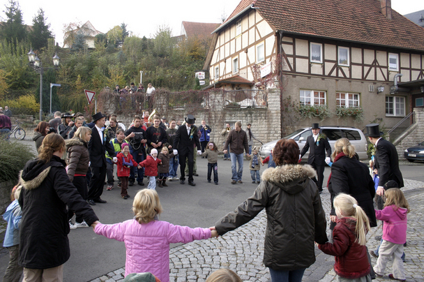 Rasieren auf dem Anger