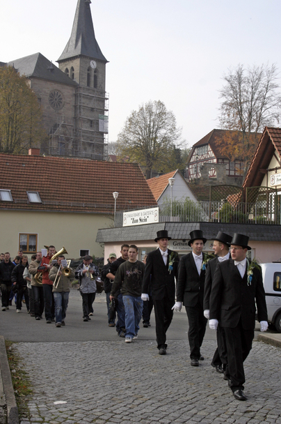 Rasieren auf dem Anger